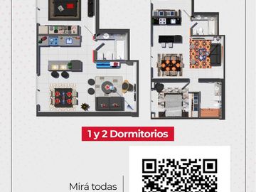 Departamento 1 dormitorio General Paz Financiación A Estrenar Alto Paz