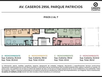 Departamento de Pozo en Parque Patricios