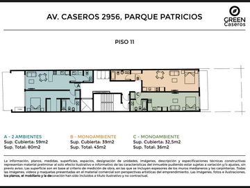 Departamento de Pozo en Parque Patricios
