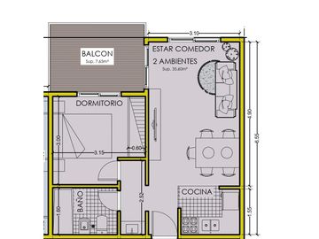 VENTA - DEPARTAMENTO 2 AMBIENTES MAR DE AJO -   FRENTE AL MAR JANO III