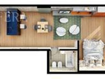 Venta de Departamento 1 ambiente divisible con terraza propia en Wilde