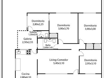 Venta Casa Chalet de 4 amb. con fondo y parrilla en  Berazategui, Oportunidad !!! APTA CREDITO