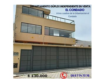 VENDO DEPARTAMENTO DÚPLEX EL CONDADO