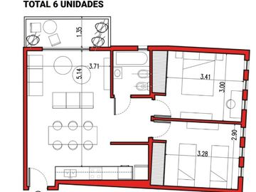 Departamento en venta en Tigre