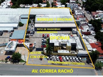 OFICINAS CORPORATIVAS CON BODEGAS Y PATIO DE MANIOBRAS EN AV. CORRERA RACHO