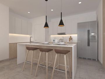 Venta Hermoso departamento 3 dormitorios con balcón - Urbanización Vista Hermosa. Cumbayá