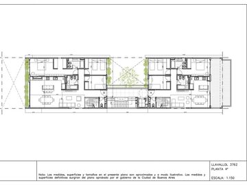 Edificio Boutique Dpto de 4 amb, c/balcón terraza al fte y terraza propia, Villa Devoto