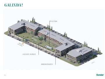 VENTA - Departamento 2 Dormitorios,  Cochera, Amenities - Galinda! Funes
