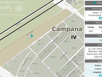 23 HA. INDUSTRIALES EN VENTA ZONA NORTE CAMPANA - IDEAL DESARROLLO