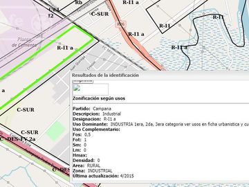 23 HA. INDUSTRIALES EN VENTA ZONA NORTE CAMPANA - IDEAL DESARROLLO