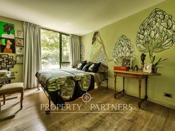 Departamento con jardín en Santa María de Manquehue