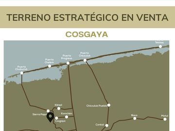 TERRENO EN VENTA EN KOMCHEN MERIDA  YUCATAN CON FACIL ACCESO A 25 MIN. DE MERIDA