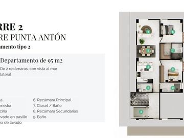 Departamentos en Venta en Punto Anton, Veracruz, Torre 2