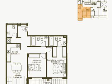 VENTA EN POZO DEPARTAMENTO 3 AMBIENTES -MORON