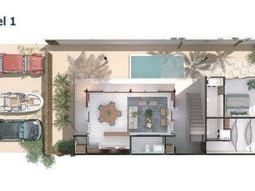 Última Villa disponible de 4 Recámaras en Villas Costera Chicxulub Puerto
