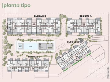 Departamento 3 ambientes en venta GREEN PALMERS