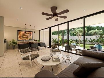 Casa en venta al norte de Mérida en privada zona de Conkal
