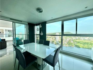 VENDO EN CARTAGENA APARTAMENTO EN EL CABRERO CON VISTA