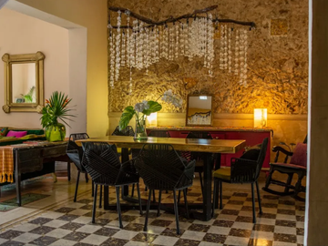 Casa en centro de Merida a 3 cuadras de Paseo Montejo, una planta, amueblada