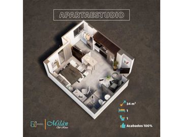 BROKER  VENTA APARTAESTUDIOS EN OBRA SECTOR MORINDA. EN POPAYAN