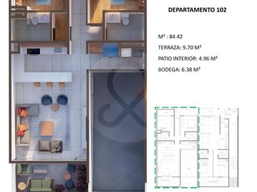 Departamento en venta en Escandón II Sección
