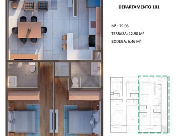 Departamento en venta en Escandón II Sección