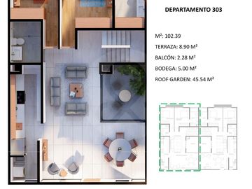 Departamento en venta en Escandón II Sección