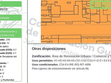 USO MIXTO PARA VERTICAL ZONA CHAPULTEPEC