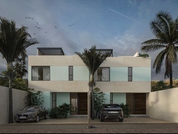 Casa en venta en zona de playa Chicxulub de 3 recámaras