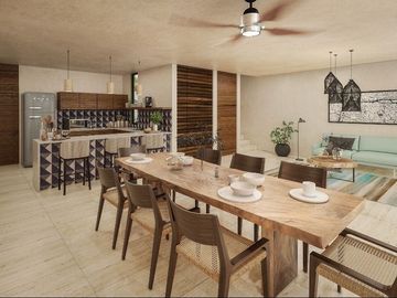 Casa en venta en zona de playa Chicxulub de 3 recámaras