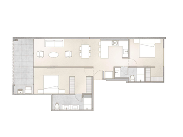 HERMOSO FLAT  DE 2 DORMITORIOS  CON TERRAZA EN VENTA EN MIRAFLORES