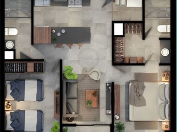 ANUVA Departamento en venta en Virreyes Residencial