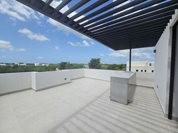 MODERNA RESIDENCIA CON ALBERCA EN PRIVADA PASEO COUNTRY EN MERIDA, YUCATAN.