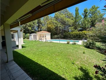 IMPECABLE CASA AMOBLADA EN ALQUILER EN BARRIO CERRADO VALLE CLARO