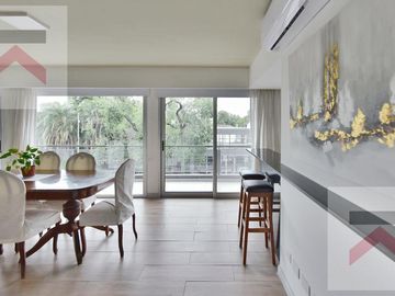 Espectacular departamento 3 amb en Punta Chica, con cochera cubierta, pileta y parrilla!