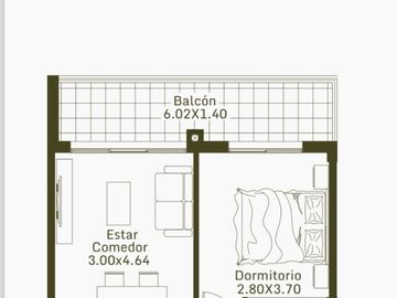 Departamento en Moron Sur al Pozo 2 ambientes