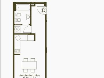 Departamento en Moron Sur al Pozo 1 ambiente