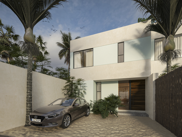 En Venta, Casa en Chicxulub Puerto / 3 rec. 3.5 baños alberca Cuarto de serv