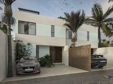 En Venta, Casa en Chicxulub Puerto / 3 rec. 3.5 baños alberca Cuarto de serv