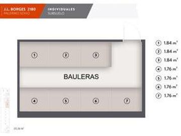 EMPRENDIMIENTO DEPARTAMENTO DE 2 AMBIENTES EN VENTA EN PALERMO CON AMENITIES EL  NUEVO BORGES