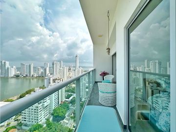 Venta Apartamento Edificio Infinitum en Bocagrande Cartagena Amoblado