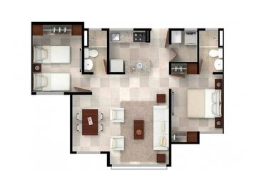Venta apartamento Pardela - Alameda del Rio Barranquilla