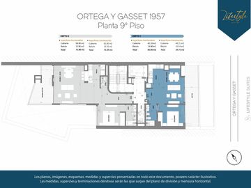 Venta Departamento 2 Ambientes con Balcón, Las Cañitas