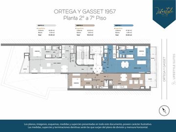 Venta Departamento 2 Ambientes con Balcón, Las Cañitas