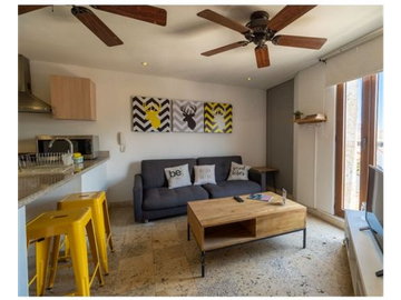 Venta  de Lujoso Apartaestudio en el Centro Historico con RT.