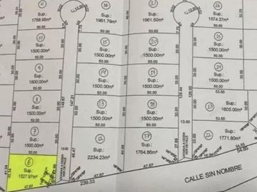 Terreno en venta - 1.527Mts2 - Los Pinos, Exaltación de la Cruz
