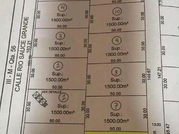 Terreno en venta - 1.527Mts2 - Los Pinos, Exaltación de la Cruz