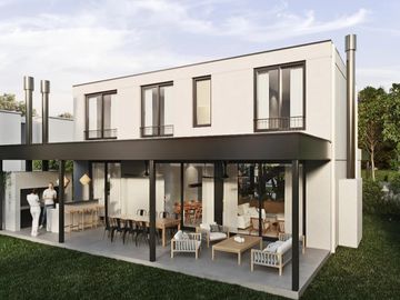 Casa en El Naudir en venta a estrenar con pileta 3 dormitorios y escritorio 6593
