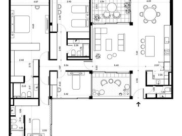 Departamento 5 ambientes | Coghlan | Casas Urbanas Zapiola | en pozo
