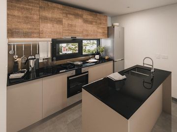 Departamento venta -2 dormitorios 2 baños  - 71 mts 2 totales - La Plata-pozo-emprendimiento.